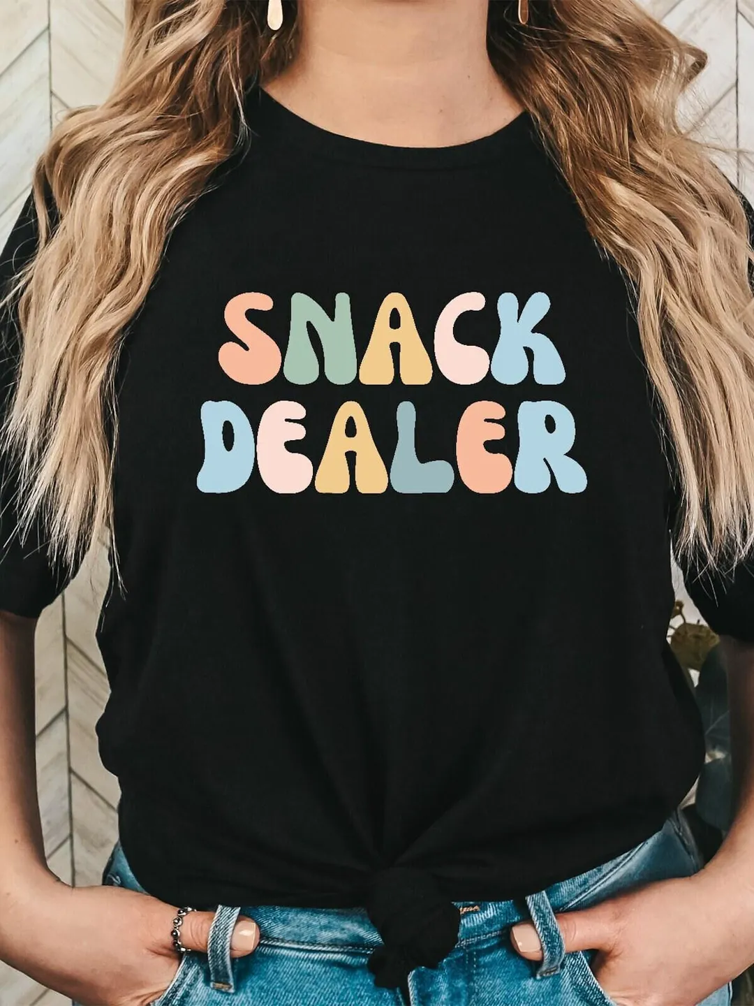 Funny Mom Shirt: Snack Lover Tee for New Moms