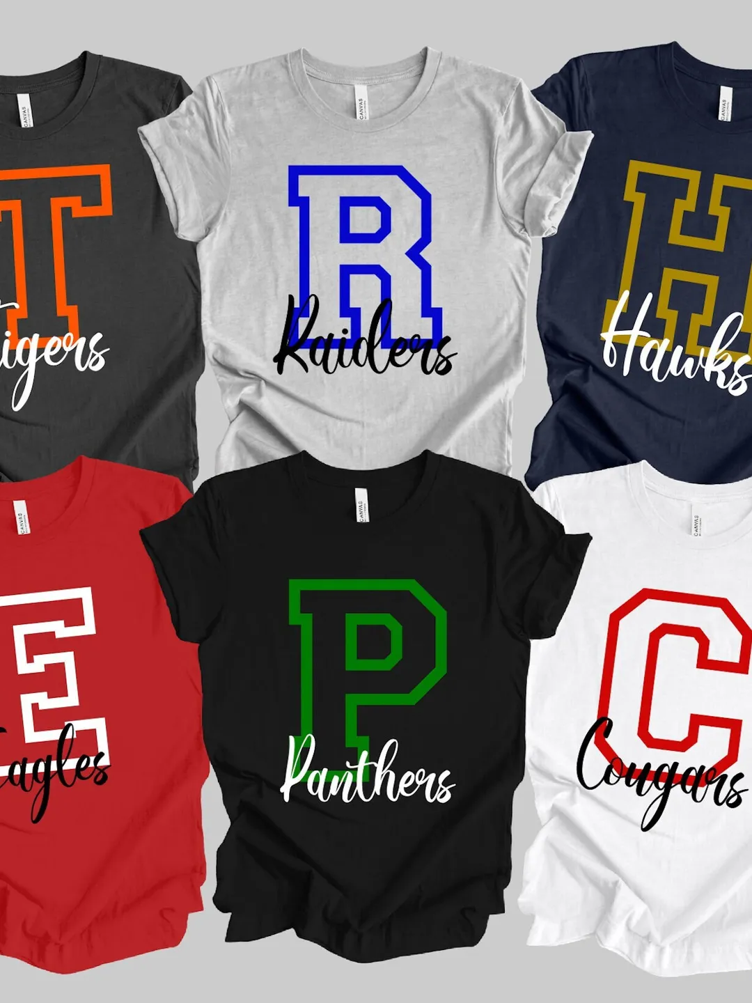 Mascot Team Shirt: Custom Football Fans (Varsity Style)