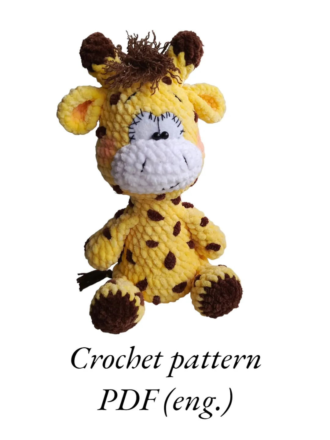 Crochet Giraffe Pattern, Amigurumi Giraffe pattern, pdf tutorial
