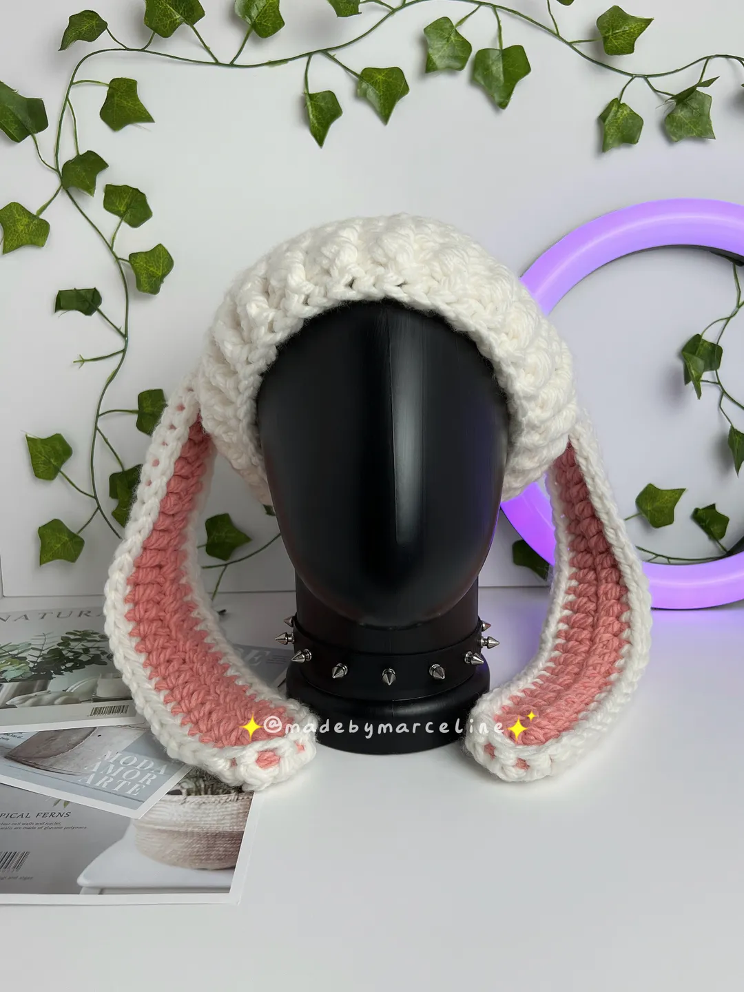 Crochet Cute Bunny Bucket Hat