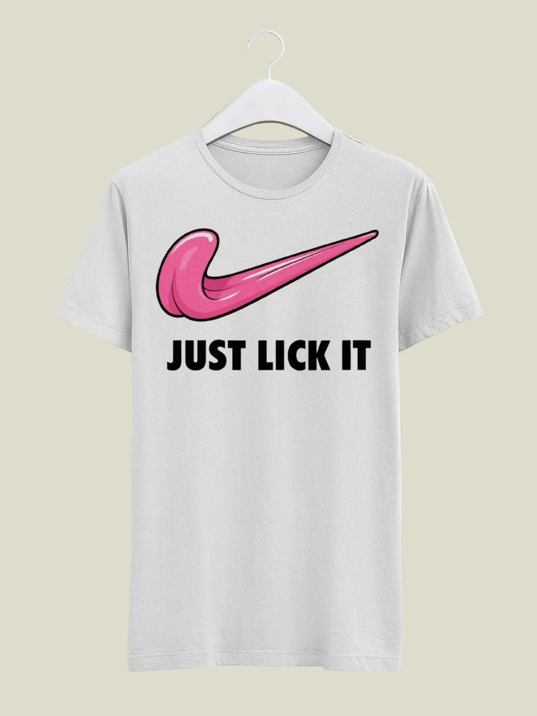 Just Lick It Funny Candy Lover Retro Vector Design | Humorous Graphic PNG