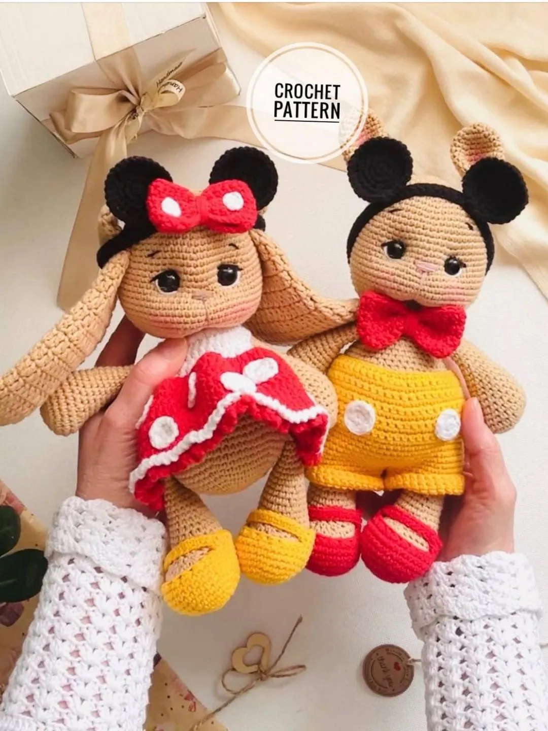 crochet mickey mouse dress Mickey Newborn Baby Crochet Costume