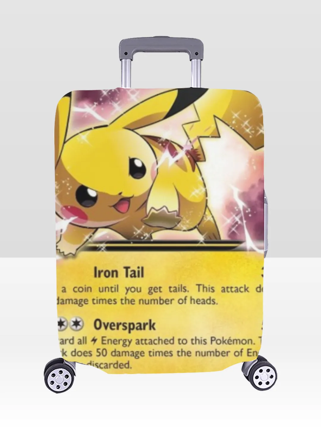 Pikachu EX Luggage Cover, Luggage Protective Print Cover, Case Cover