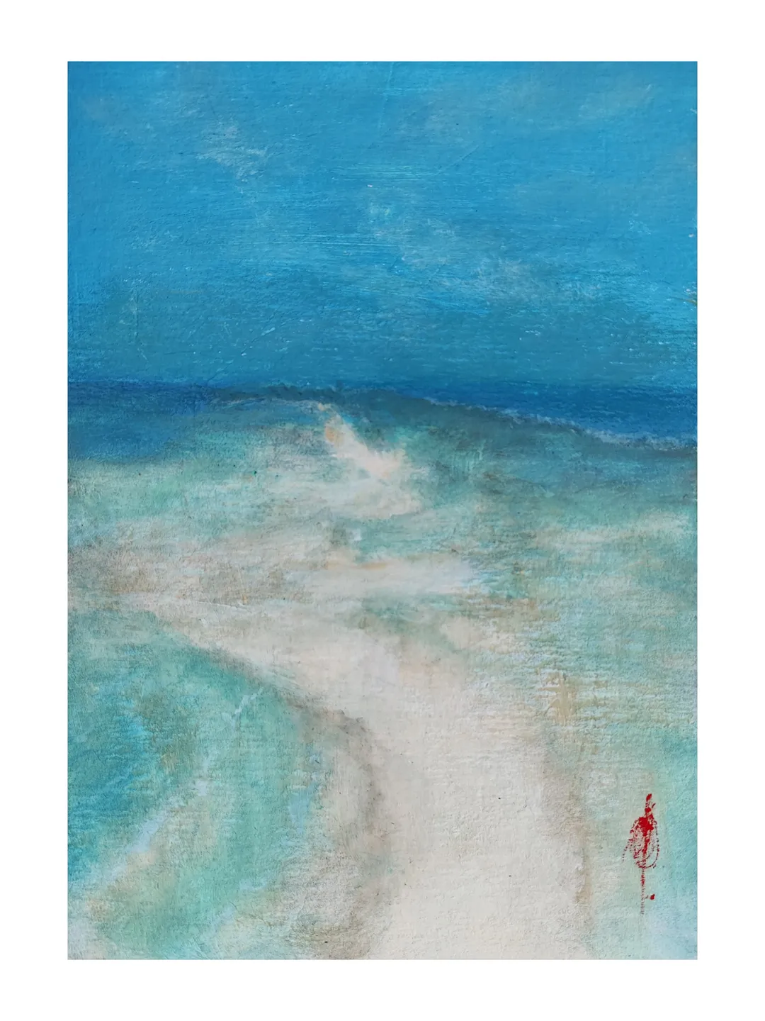 Sea painting Maldives Original art