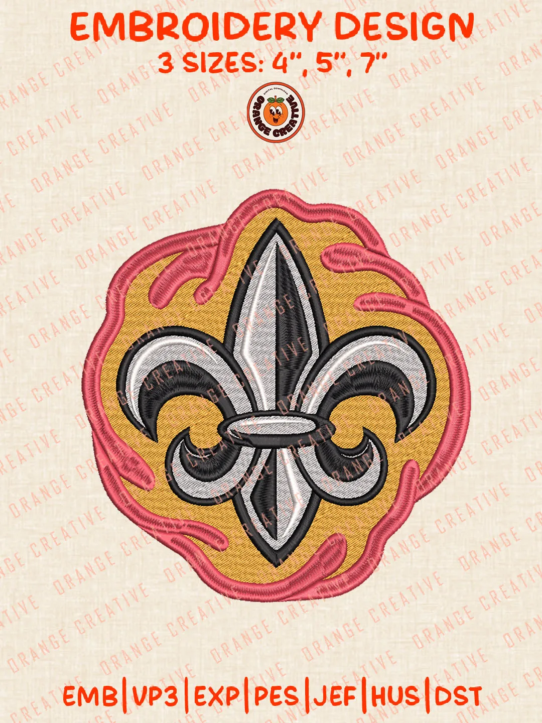 Louisiana Ragin Cajuns Logo Embroidery Files, NCAA Cajuns Team Embroidery Designs, Football Team Machine Embroidery Files, NCAA Machine Embroidery, Digital Download