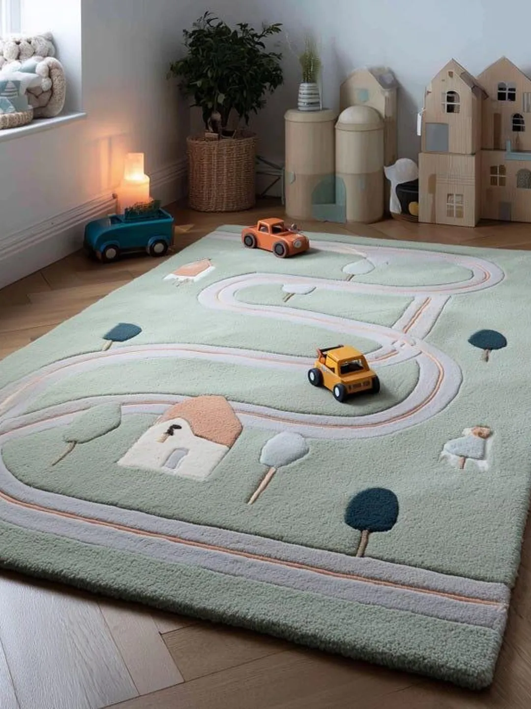 Kid Rug Ideas Hand Tufted Kids Room Rug, Nursery Decor, Soft Wool Area Rug