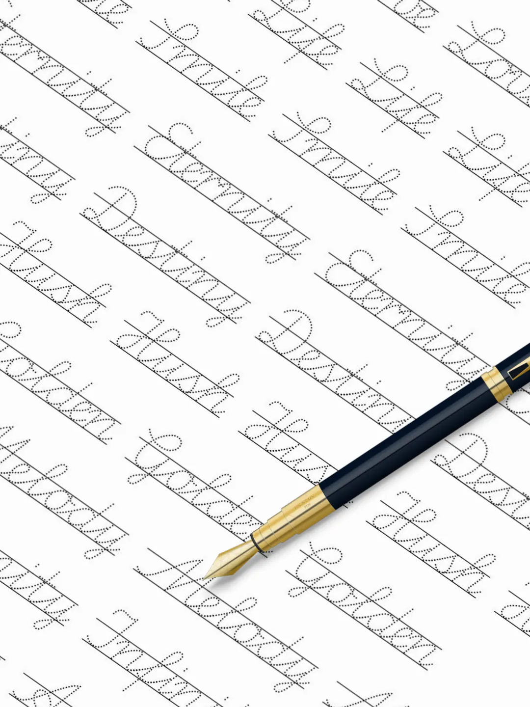 Alphabet Tracing Sheets , cursive font, calligraphy for beginners ...