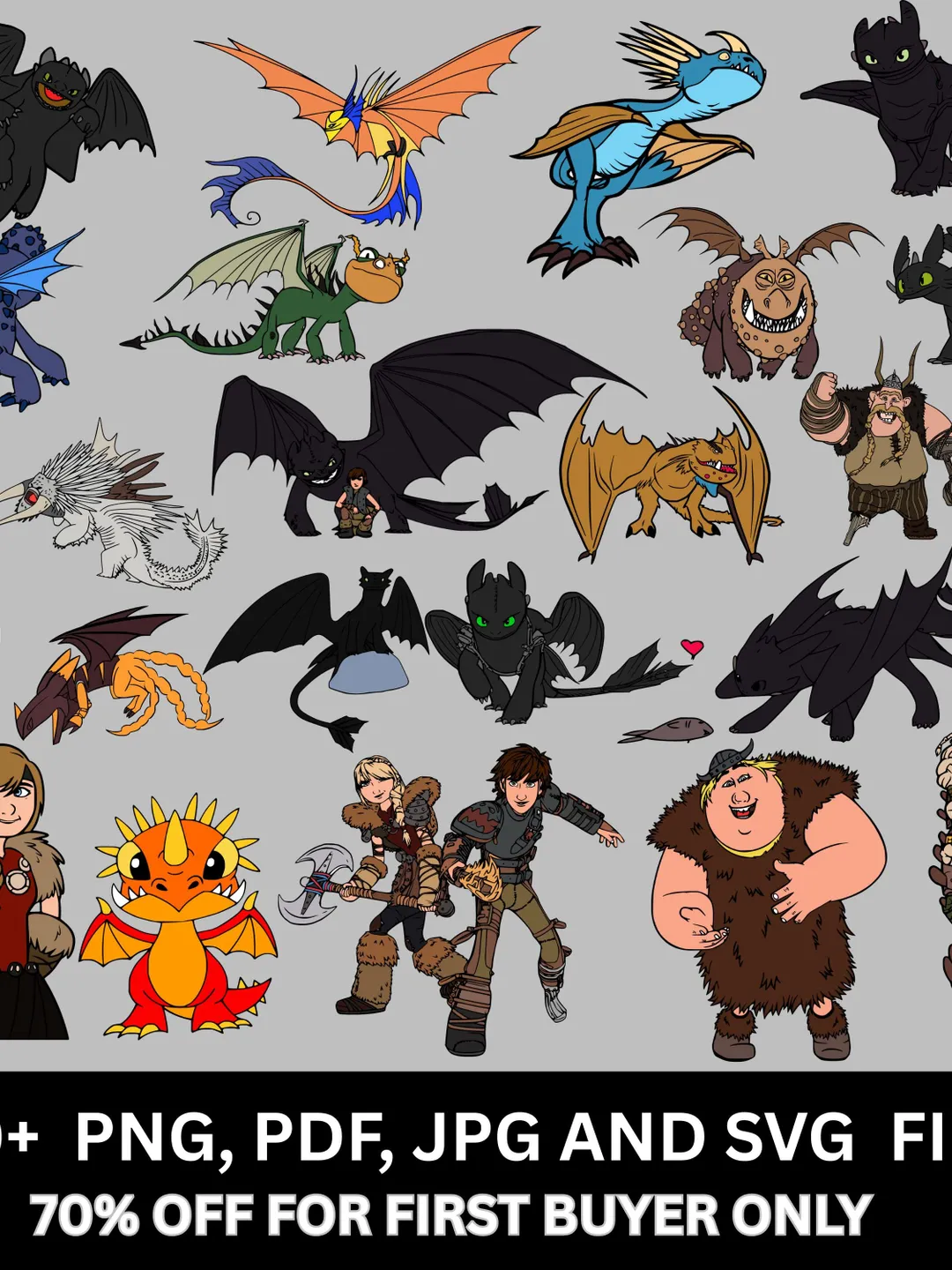 How To Train Your Dragon Svg Toothless Svg Dragon Svg Silhouette Clipart, Night Fury Png Hiccup and Toothless Cut Files Cricut Files Svg Png