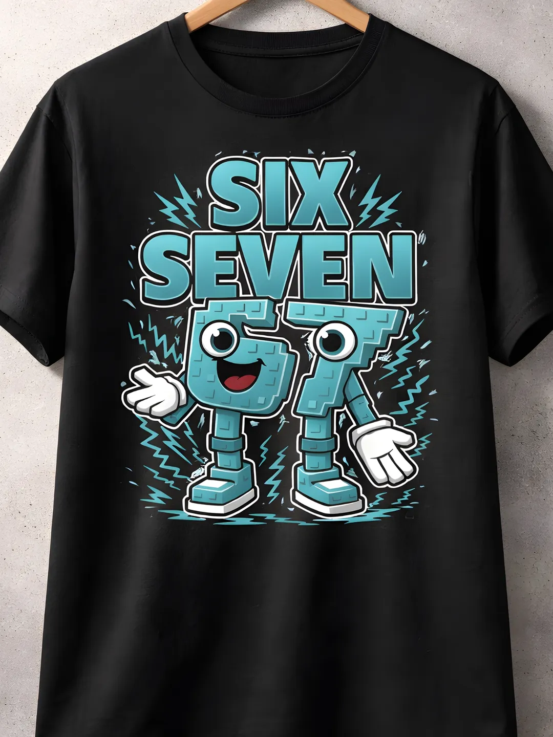Six Seven 67 Meme SVG, Italian Brainrot PNG, Gamer Clipart