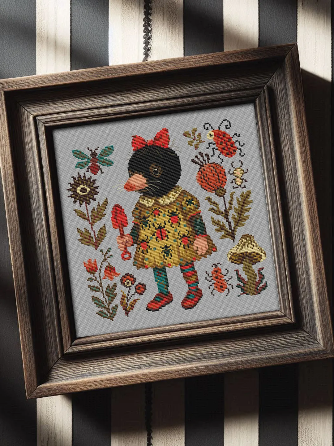 Stories of the Mornwood and Clairvoyant Bear cross stitch pattern