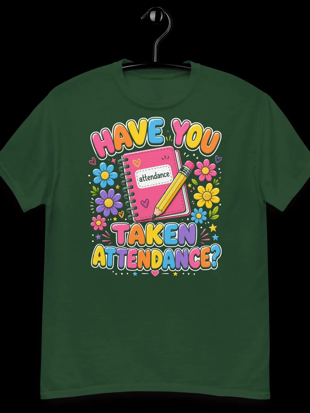 Funny Attendance Shirt Cute School Secretary Tee Retro Office Staff Appreciation Gift Administrative Assistant Registrar T-Shirt