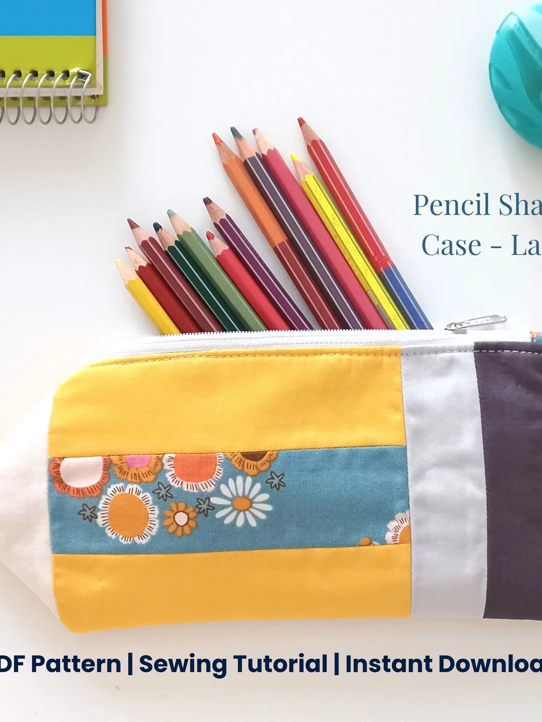 Pattern Pencile Pencil Pouch Sewing Pattern for Kids (PDF Pattern)