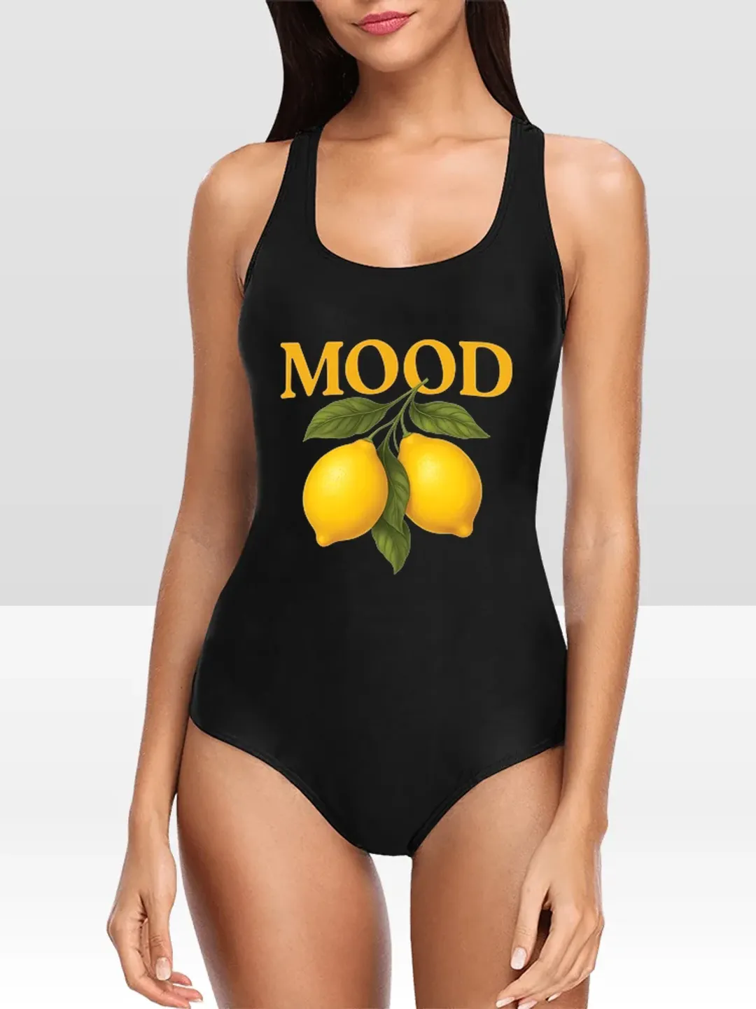 with Lemons One Piece Swimsuit