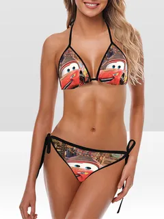 Alexander McQueen 水着　swimwear Alexander McQueen Swimsuit with Polka Dot Skull $130.80 USD