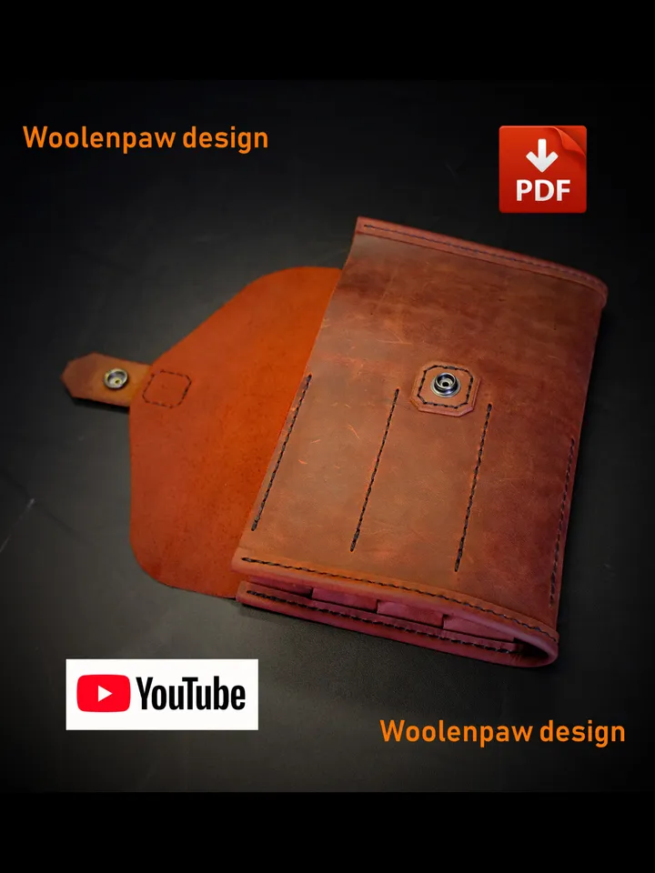 Leather pattern to make a Tool roll.OTH16