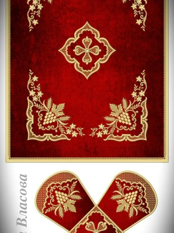 "Vertograd" set of designs for machine embroidery
