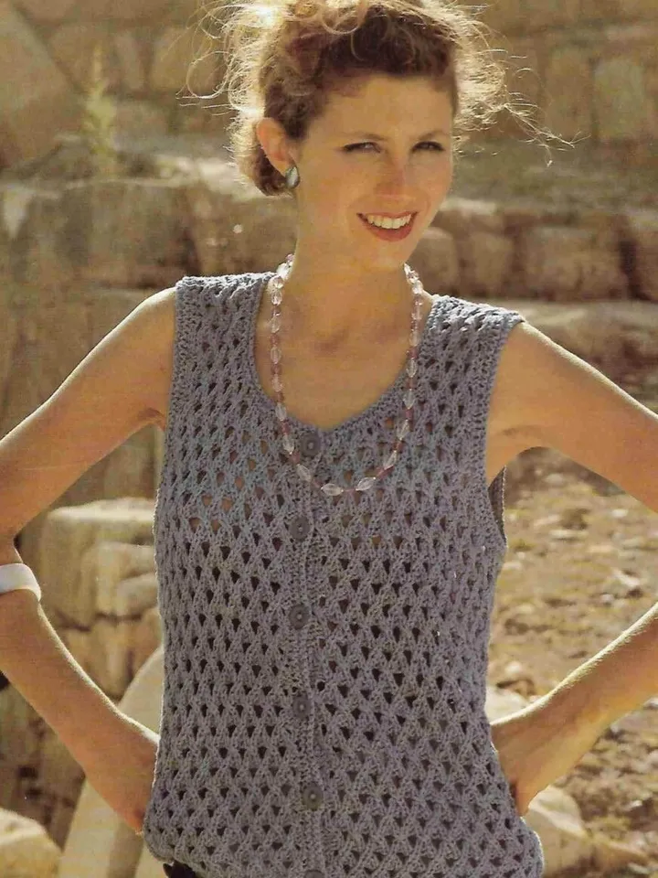 Knitting pattern sweater Set 3 X pattern women Sweater Knitting Pattern, Short Batwing Sleeveless Vest Knitting PDF Instant Download