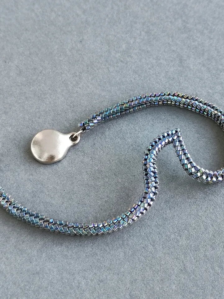 PDF tutorial - Beaded Wave bracelet