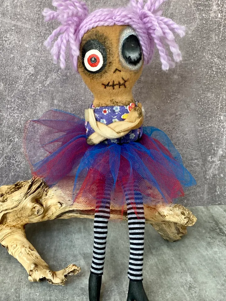 This handmade, Creepy Doll is the memorable gift for that special someone this Halloween.