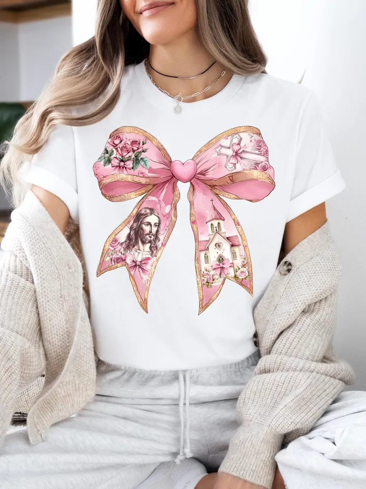 Jesus is my Valentine PNG, Christian Valentine Png, Valentine Coquette Bow Png, Bible Verse Png, Love Like Jesus Png, Cross, Faith, Jesus