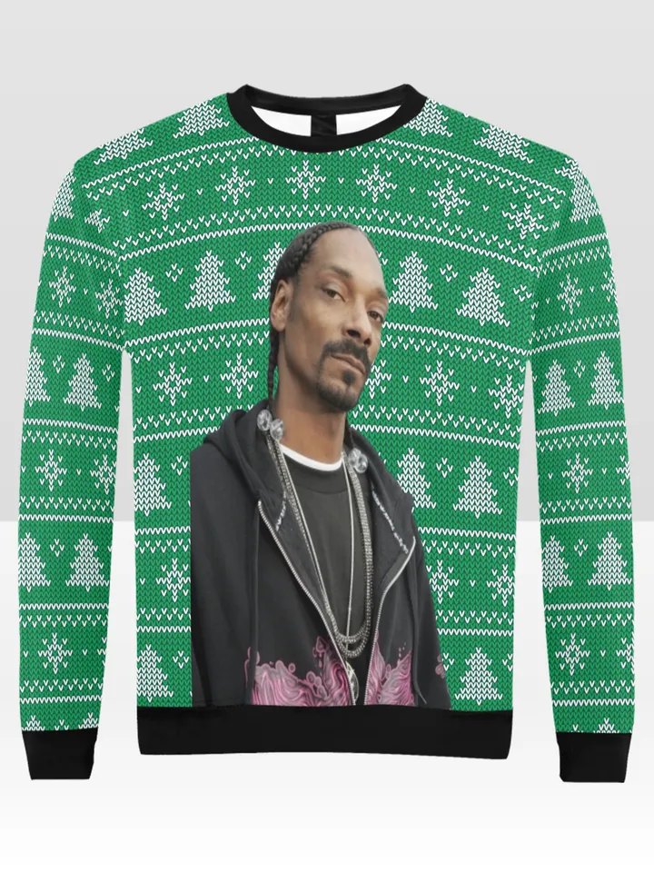 Snoop Dogg Ugly Christmas Sweater