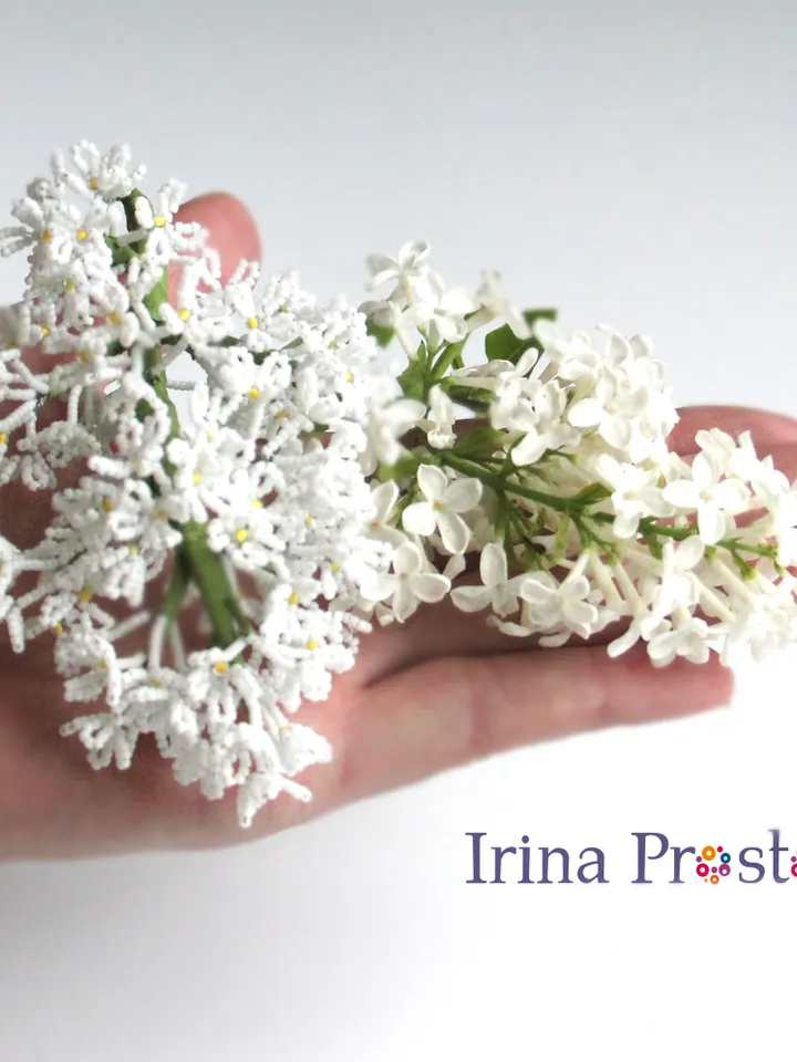 Beaded Flowers pattern | Lilac bouquet | Seed bead patterns | Beadwork pattern | Digital Download - PDF