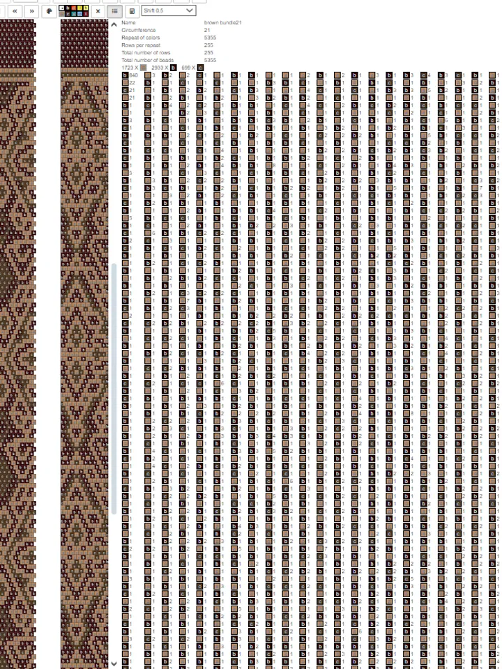 PDF Bead Crochet Pattern , Pattern for Necklace and Bracelet bead crochet