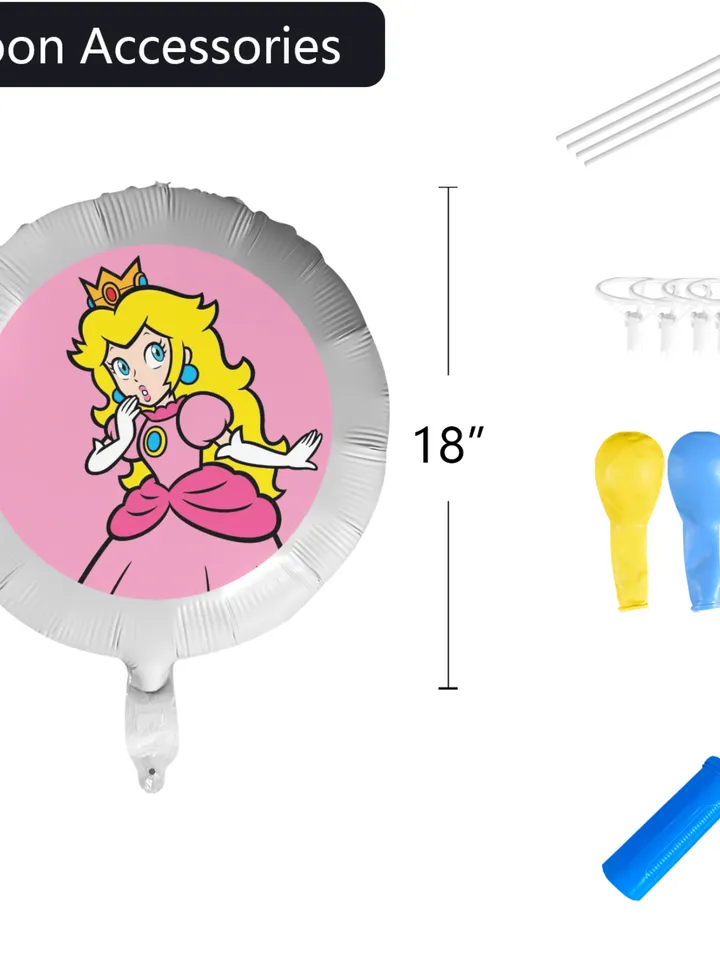 Princess Peach Foil Balloon