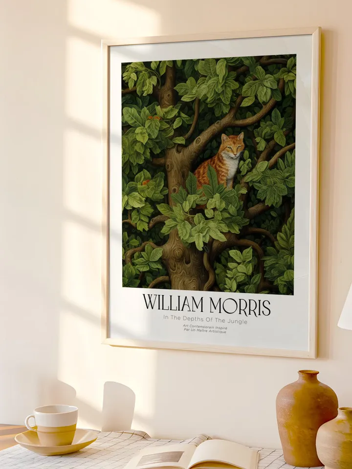 William Morris Wall Art, Vintage Botanical Print, Floral Poster Arts Decor, Digital Download, William Morris Print Digital Download AA2