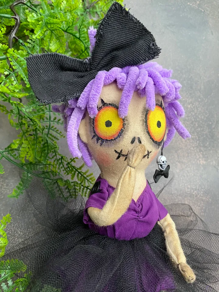Cute creepy doll . Halloween gift