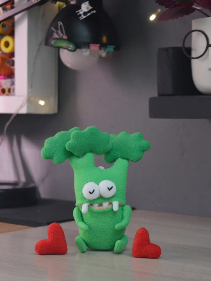 Plush Broccoli Toy Pattern – Fleece Softie PDF Tutorial