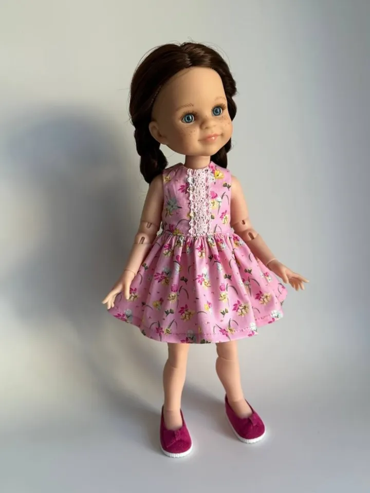 Tiny Charmer dress pattern for Paola Reina dolls