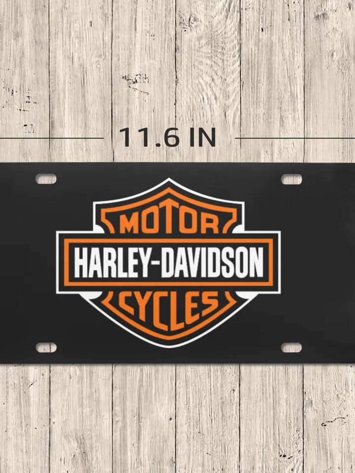 Harley Davidson License Plate