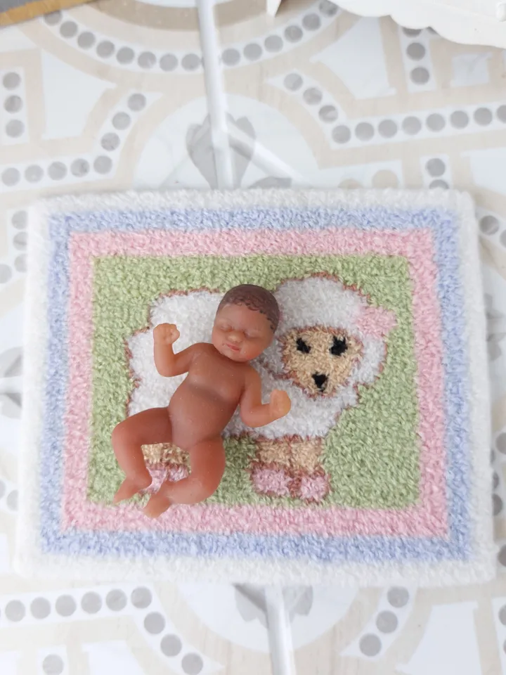 Miniature carpet for a dollhouse