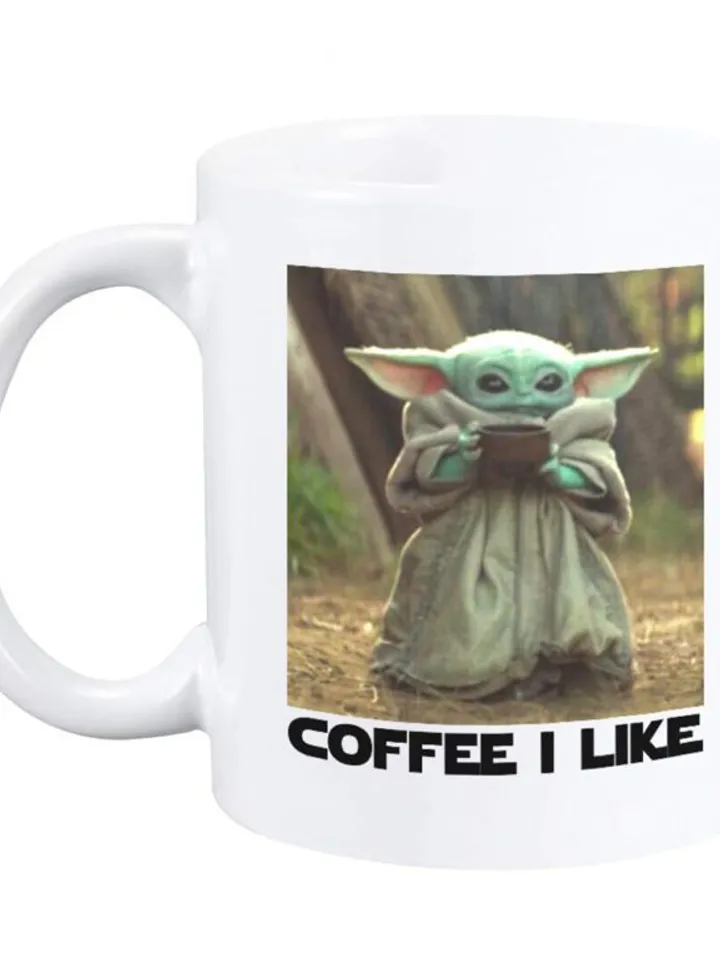 Coffee I Like Baby Yoda Mug