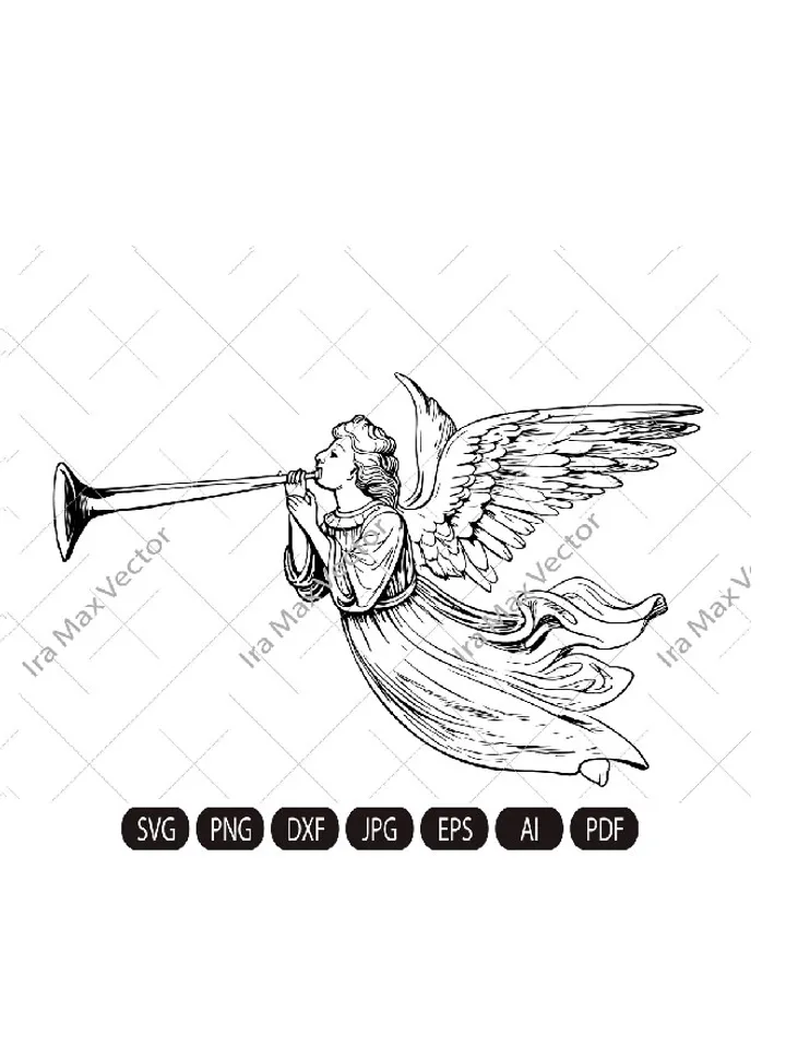 Angels Svg, Christmas Angels Svg, Christmas Decoration Svg, Angels Clipart, Angels Vector, Angels , Valentine's Da