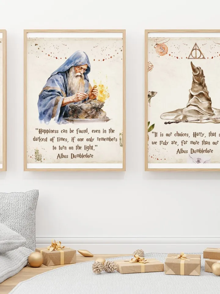Wizarding World Printables Wall art; Magic School printable nursery; Wizarding World Quotes; Wizard Poster; Wizard Print; Wizard Decor