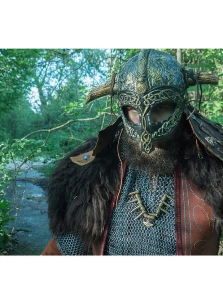 Skyrim - skyrim helmet - dragonborn's helmet - viking helmet - cosplay helmet -