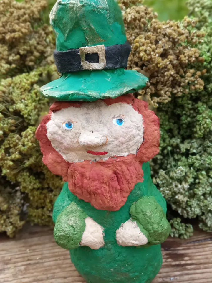 Handcrafted St. Patrick's Day Figurine - Unique Irish Souvenir.
Free Shipping