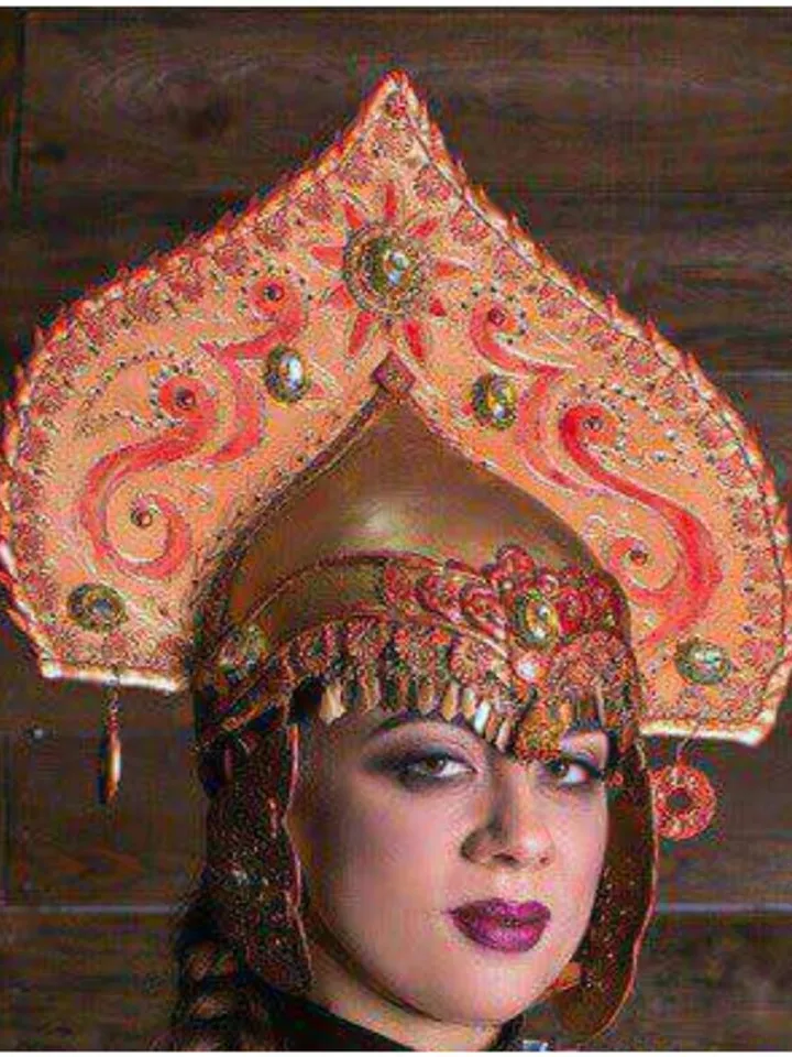 Kokoshnik - Russian - tiara - Slavic - Vasilisa the Beautiful - accessory for -