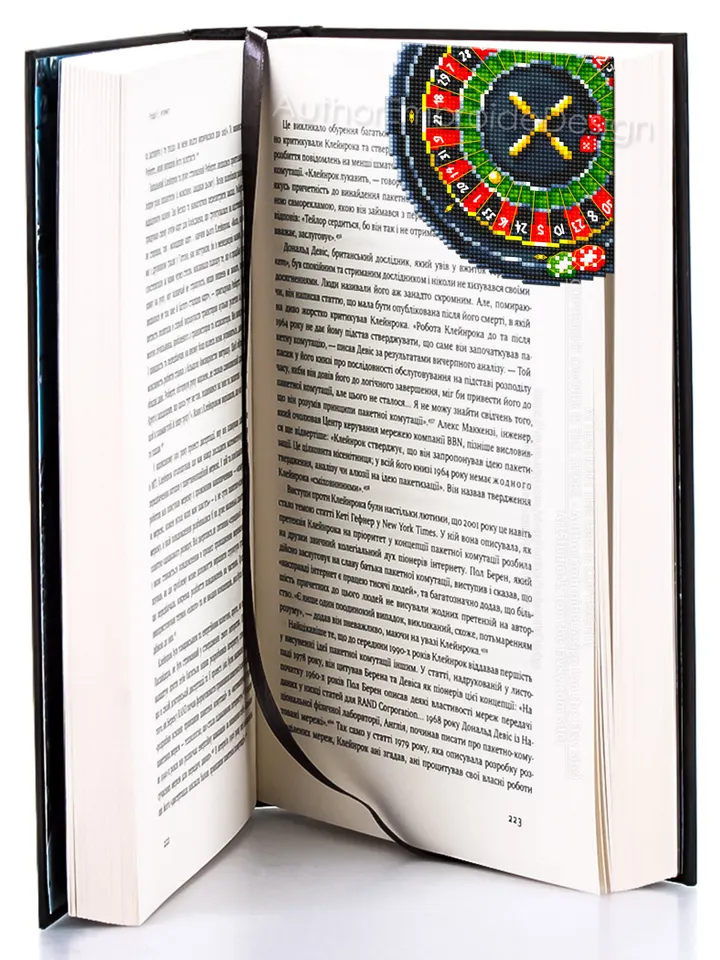 Corner bookmark cross stitch pattern PDF download Casino roulette cross stitch chart, Cool bookmark digital PDF, Game bookmark for him #B253
