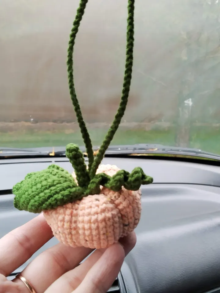 Gothic Style Plush Pumpkin Car Accessory, Halloween Car accessories, Hanging Car Accessories, Rearview Mirror Keychain, Cute Plush Creepy character, car charm