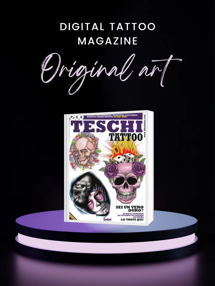200 Skull tattoo