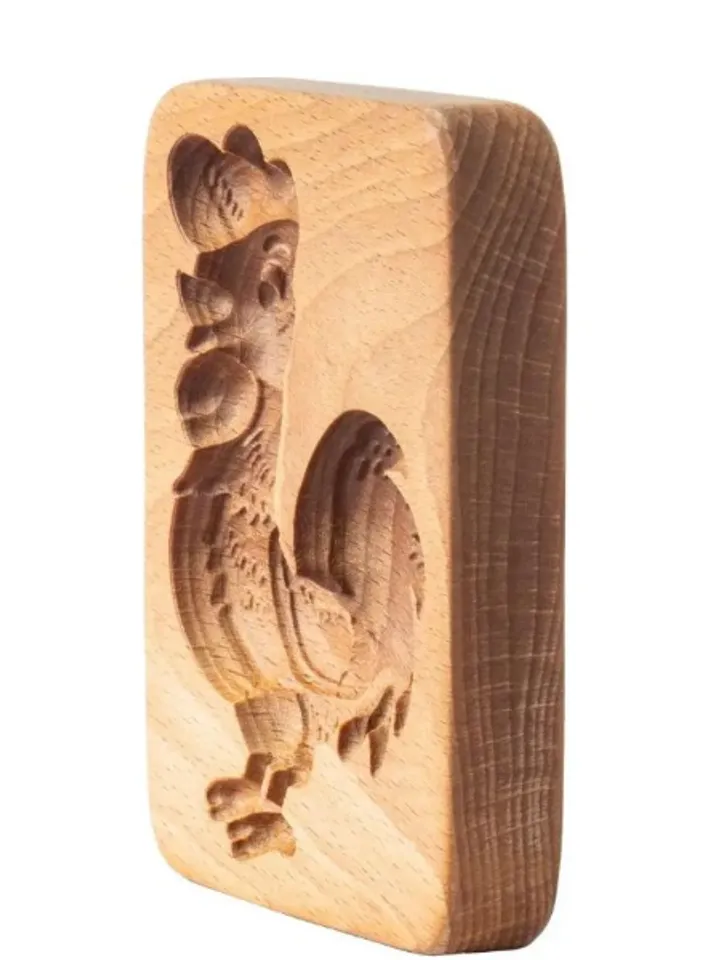 Cock Embossed cookie mold, cookie cutter, wooden mold, Wooden stamp stamp for gingerbread cookies springerle stamp
