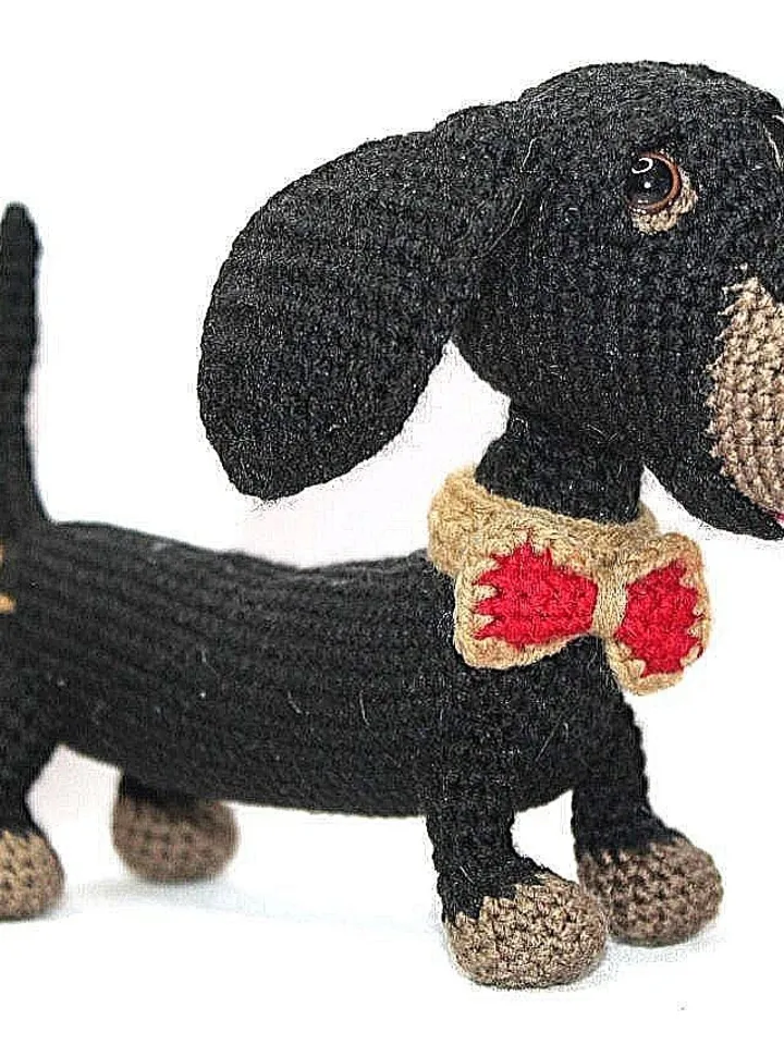 Crochet pattern dachshund dog - digital pattern PDF