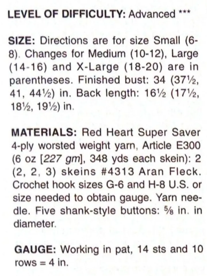 Vest crochet pattern, easy vest crochet pattern, women waistcoat crochet pdf