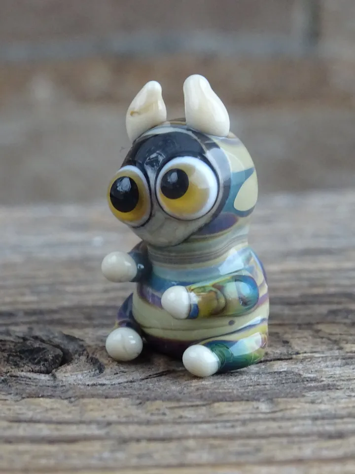 Tiny monster miniature glass monster figurine monster sculpture for terrarium decoration or fairy garden decor