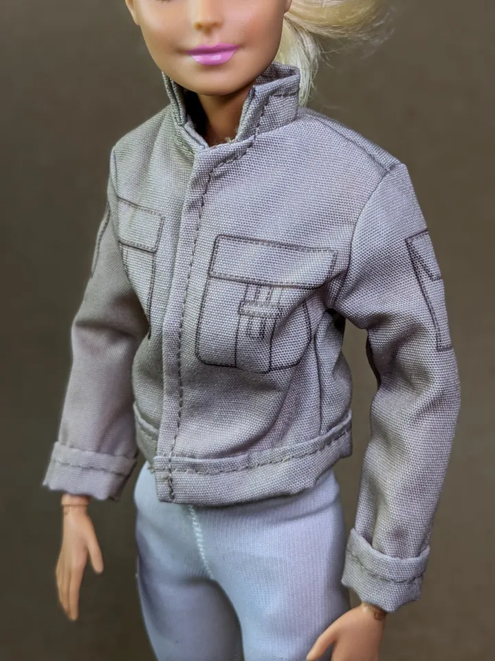 Light jacket for 1/6 scale fashion female dolls