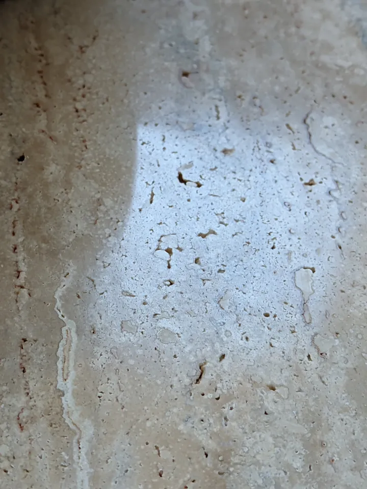 Travertine Marble side table, end table, italian marble 100% handmade, coffe table
