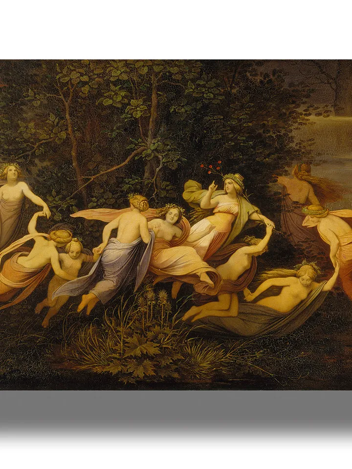 Fairy dance in the alder grove.